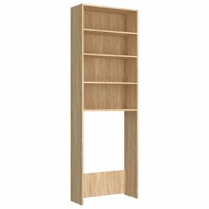vidaXL Washing Machine Cabinet Old Wood 64x24x190 cm