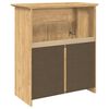 vidaXL Bathroom Cabinet with Storage BODO Honey Brown 70 x 35 x 80 cm
