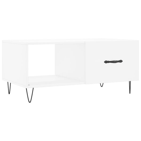 vidaXL Coffee Table White 90x50x40 cm Engineered Wood