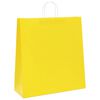 vidaXL Paper Bags 50 pcs with Handles Yellow 45x17x48 cm