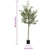 vidaXL Artificial Olive Tree 700 Leaves 180 cm Green
