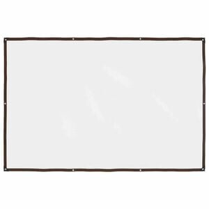 vidaXL Clear Tarpaulin with Eyelets 2x3 m Polyethylene