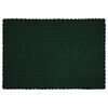 vidaXL Faux Rabbit Fur Blanket Dark Green 150 x 220 cm Polyester