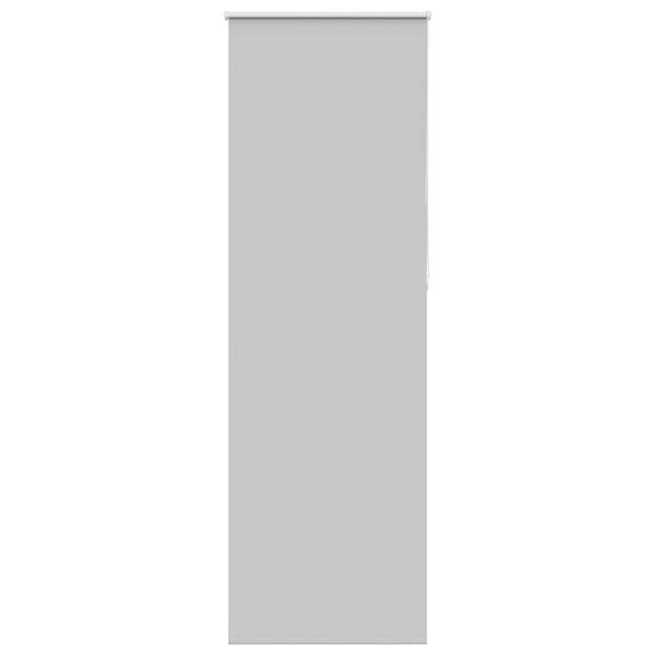 vidaXL Roller Blind Blackout Light Grey 85x210 cm Fabric Width 80.7 cm Polyester