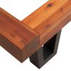 vidaXL Bed Frame with Live Edge without Mattress Solid Acacia Wood 200 cm