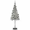 vidaXL Christmas Tree with 300 LEDs White 210 cm PE and Steel