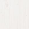 vidaXL Garden Planter White 90x60x68.5 cm Solid Wood Pine
