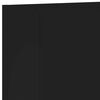 vidaXL TV Wall Cabinet Black 40.5x30x60 cm Engineered Wood