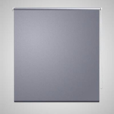 Roller Blind Blackout 140 x 230 cm Grey