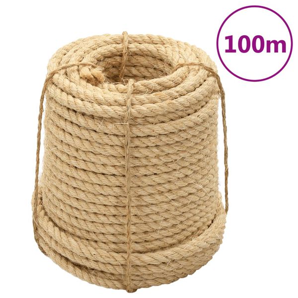 vidaXL Sisal Ropes 5 pcs 14 mm 100 m