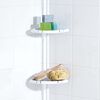 RIDDER Telescopic Shower Rack with 4 Shelves