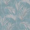 DUTCH WALLCOVERINGS Wallpaper Palm Springs Blue and Grey