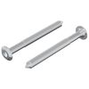 vidaXL Screw 2 pcs Silver M6 x 60 mm Steel