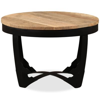 vidaXL Coffee Table Solid Rough Mango Wood 60x40 cm