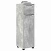 vidaXL Bathroom Cabinet with Drawer Concrete Grey 30.5 x 30 x 101 cm