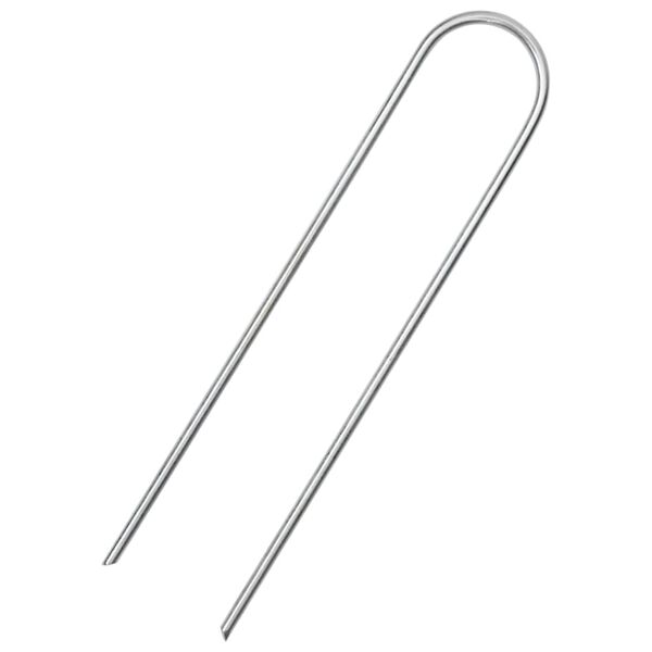 vidaXL Ground Pegs U Shape 50 pcs 15x3.5 cm Galvanised steel
