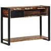 vidaXL Console Table Multicolour 100x35x75 cm Solid Wood Reclaimed