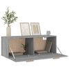 vidaXL Wall Cabinet Grey Sonoma 100x36.5x35 cm Engineered Wood