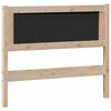 vidaXL Headboard Other Brown and taupe 100 cm Solid pine wood