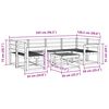 vidaXL Outdoor Sofa Set 7 pcs Natural Solid Acacia Wood