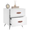 vidaXL Bedside Cabinets 2 pcs White 40x35x47.5 cm Engineered Wood