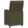 vidaXL Dining Chairs with Wheels 2 pcs Army green 58 x 67 x 97 cm
