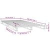 vidaXL Pallet Bed without Mattress White Small Single Solid Wood