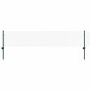 vidaXL Welded Wire Fence with Posts 10 x 0.4 m PVC-Coated Steel Green