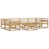 vidaXL Outdoor Sofa Set 7 pcs White