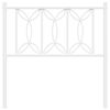 vidaXL Metal Headboard White 90 cm