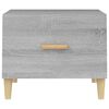 vidaXL Coffee Table Grey Sonoma 50x50x40 cm Engineered Wood