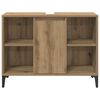 vidaXL Bathroom Furniture Set 3 pcs Artisan Oak Engineered wood