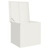 vidaXL Outdoor Storage Box White 55 x 50.5 x 50 cm Steel