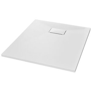 vidaXL Shower Base Tray SMC White 90x70 cm