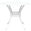 vidaXL Garden Dining Set 7 pcs White Aluminium