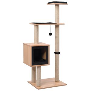 vidaXL Cat Tree with Sisal Scratching Mat 123 cm