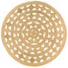 vidaXL Handmade Rug Braided Jute 210 cm