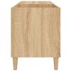 vidaXL Record Cabinet Sonoma Oak 84.5x38x48 cm Engineered Wood