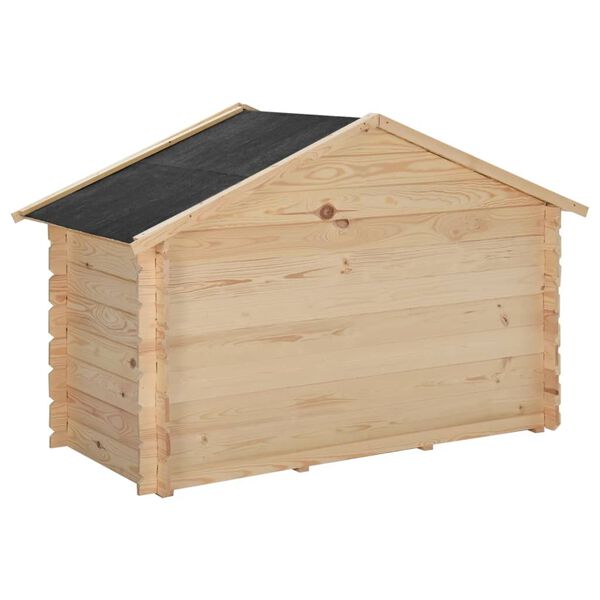 vidaXL Dog House 145x70x100.6 cm Solid Pine Wood 14 mm