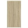 vidaXL File Cabinet Sonoma Oak 60x32x115 cm Engineered Wood