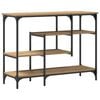 vidaXL Console Table Artisan oak 100 x 35 x 75 cm