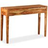 vidaXL Console Table Solid Wood 118x30x80 cm