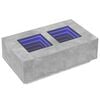 vidaXL Coffee Table with Infinity LED Concrete Grey 116x69x40 cm