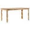 vidaXL Dining Table 160x80x76 cm Solid Reclaimed Wood