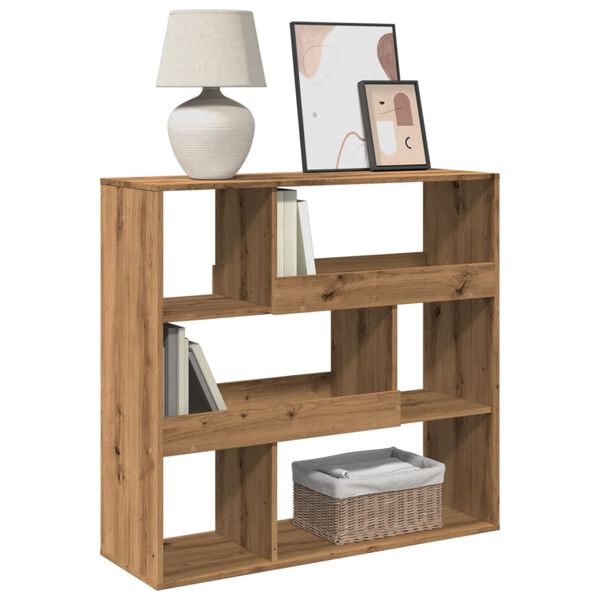 vidaXL Book Cabinet/Room Divider Artisan Oak 100x33x94.5 cm