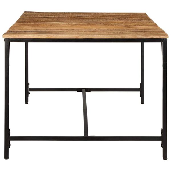 vidaXL Dining Table 200x100x75 cm Solid Wood Rough Mango