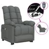 vidaXL Electric Massage Chair Dark Grey Fabric