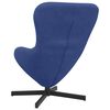 vidaXL Egg Chair Police Blue 63 x 73 x 90 cm Velvet