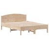 vidaXL Bed Frame without Mattress 120x190 cm Small Double Solid Wood Pine