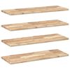vidaXL Floating Shelves 4 pcs 100x30x2 cm Untreated Solid Wood Acacia